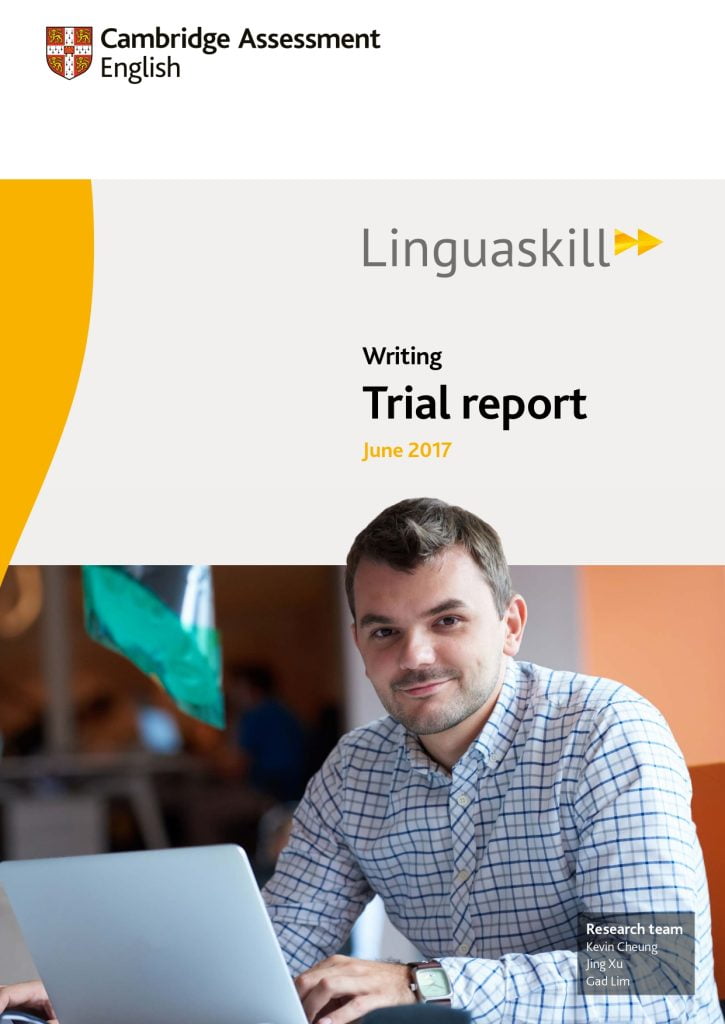 劍橋領思英檢寫作測驗技術說明 cambridge linguaskill writing