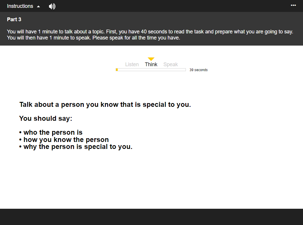 劍橋領思口說測驗 linguaskill speaking Part 3