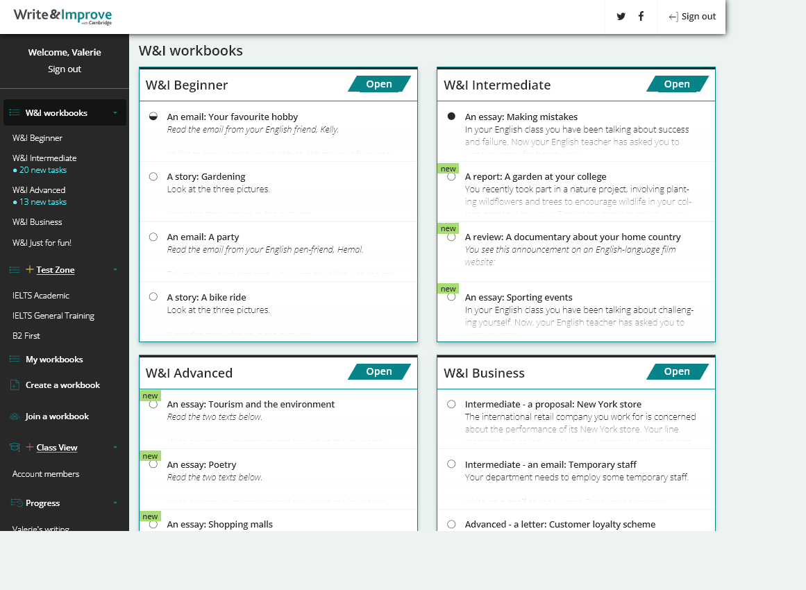 領思寫作加強必備：Write & Improve免費作文批改網站 寫作題目